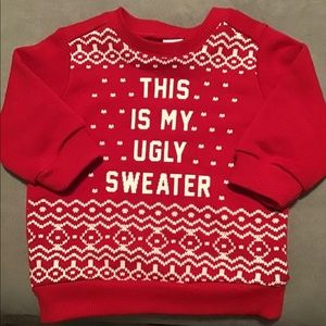 Carters Christmas sweater